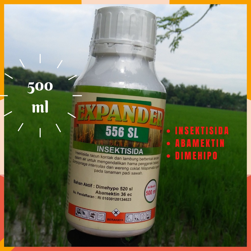 EXPANDER 556 sl insektisida kontak lambung dimehipo abamektin untuk hama obat sundep dan wereng