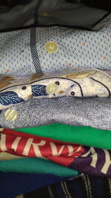 Kemeja Batik Pria Lengan Pendek Bs52 Katun Motif Modern Dixmont Semi Slimfit Premium