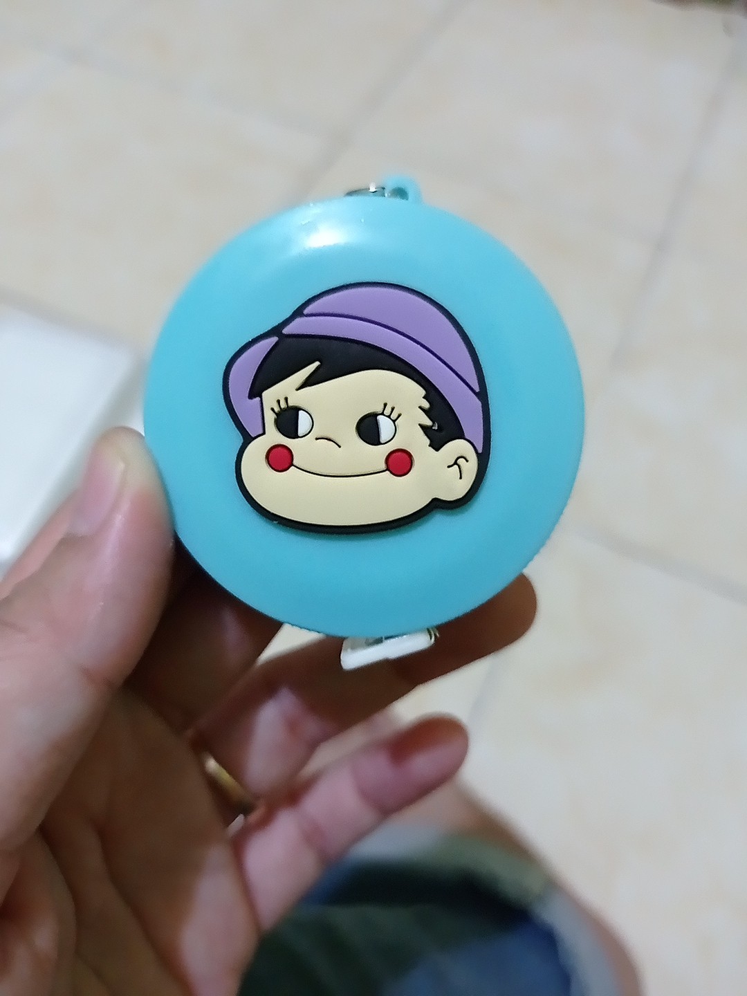 Meteran Gulung Roll Otomatis Pengukur Lingkar Perut Putar 150cm Mini Meteran Baju Kain 150centi