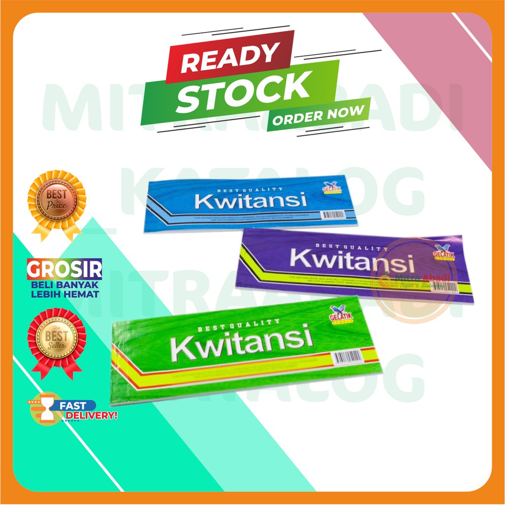 

(1 PACK) KWITANSI GELATIK KECIL