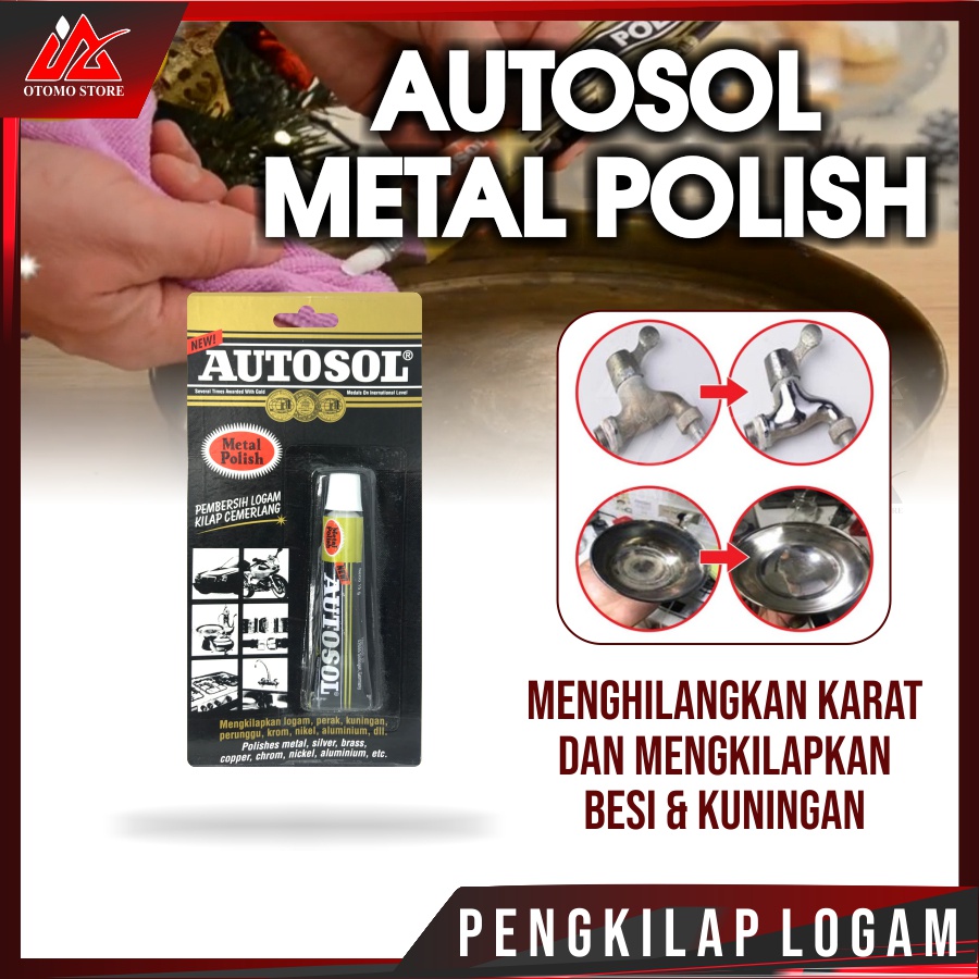 CRR AUTOSOL HANGER 15gr Metal Polish Pembersih Pengkilap Chrome Stainless Universal