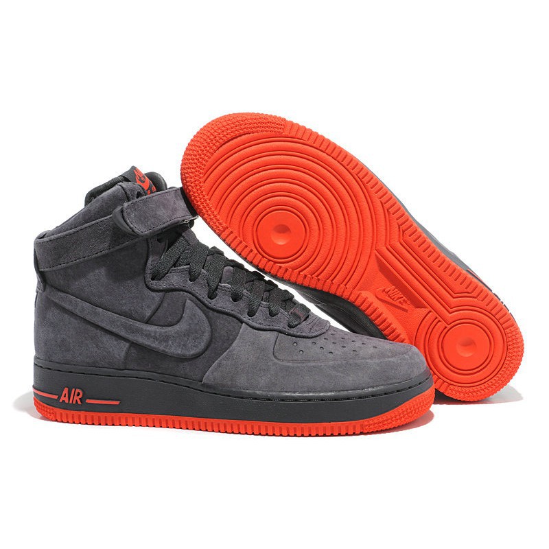 orange air force 1 high top