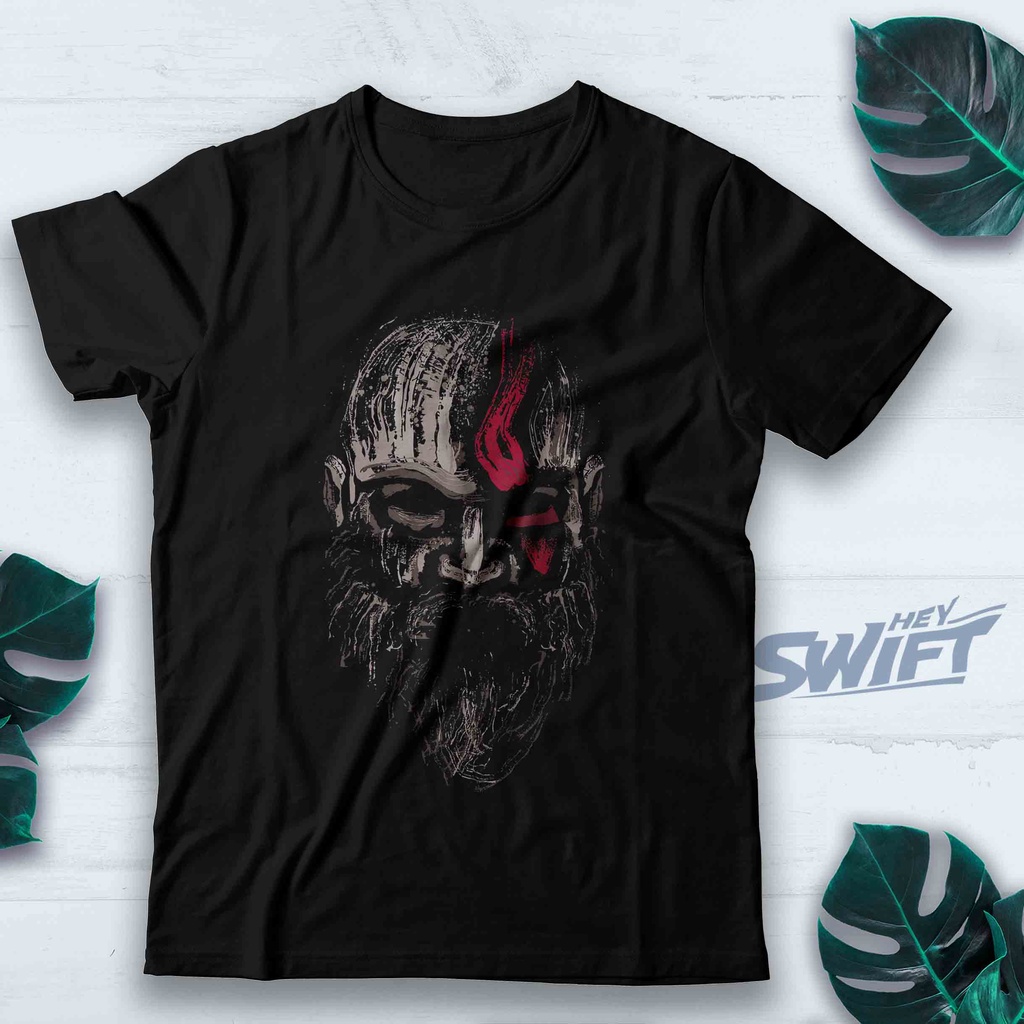 KAOS GOD OF WAR THE WARRIOR OF GODS T-SHIRT BAJU DISTRO