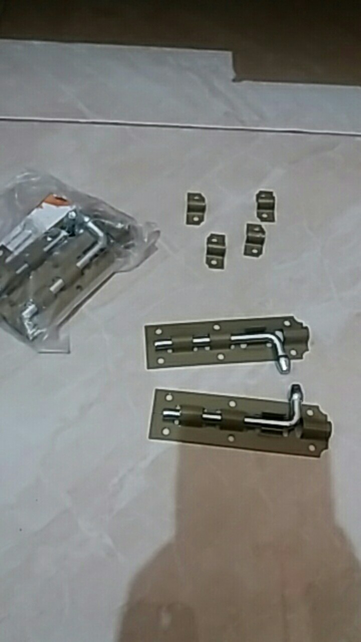 Grendel Slot Pintu Gudang Bulat Panjang Tebal Cat Uk. 4 Ats