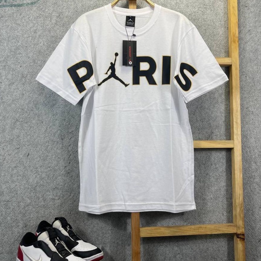 KAOS TSHIRT AIR JORDAN PARIS LENGAN PENDEK MIRROR FULLTAG