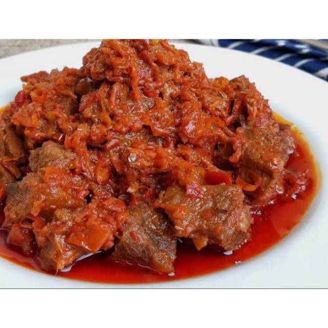 

Sambal Daging Balado Extra Pedass(Pete/Ori)