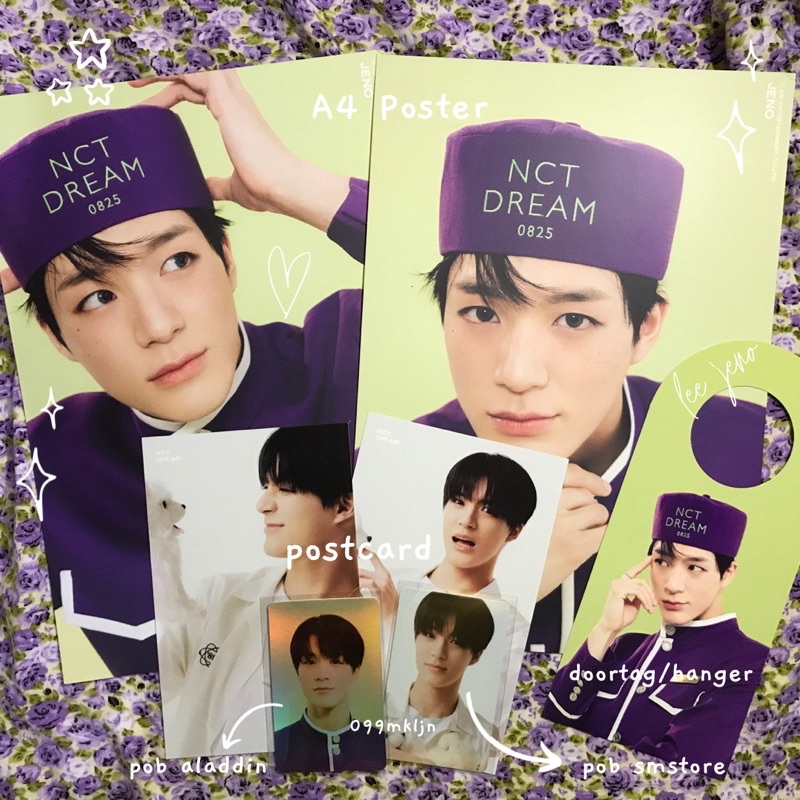 [READY] SHARING SEASON GREETINGS 2022 NCT DREAM JENO BENEFIT ALADDIN SMSTORE