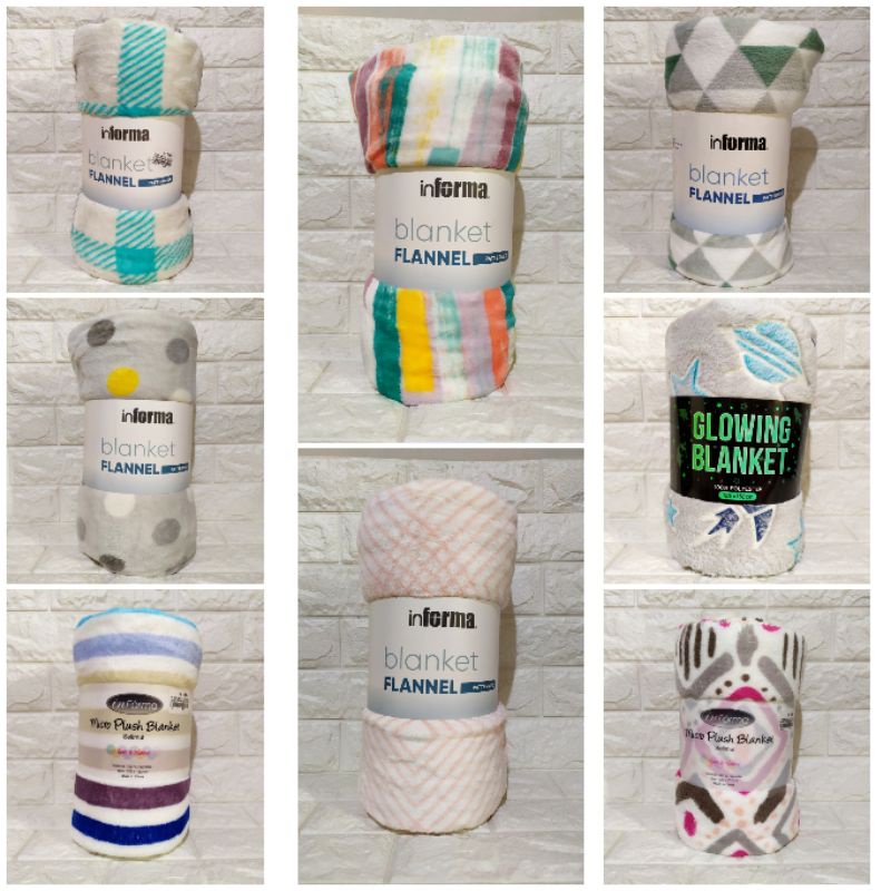 Informa Blanket / Informa Selimut / Selimut Informa / Blanket Informa / Informa Selimut Microfiber /