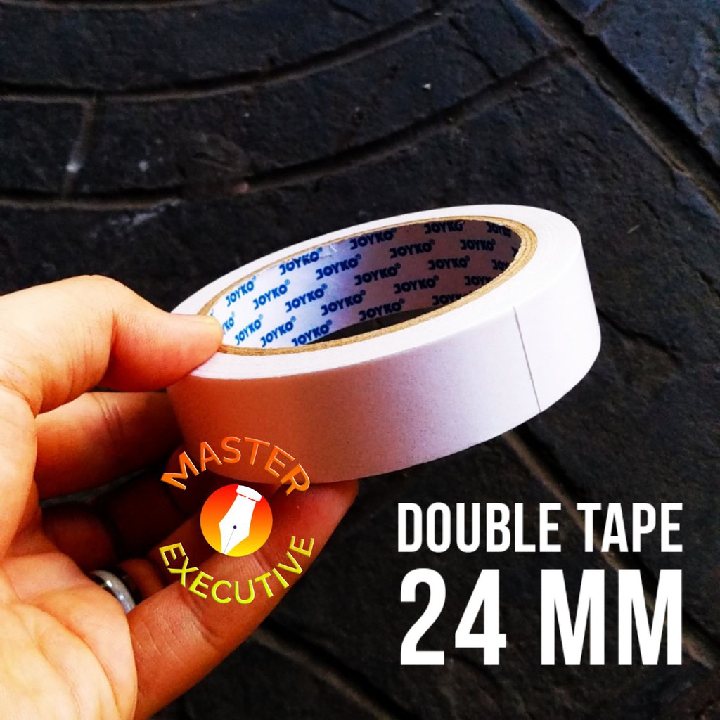 [Roll] Joyko Double Tape 1 inch / 24 mm x 15 yards Core Biru / Blue