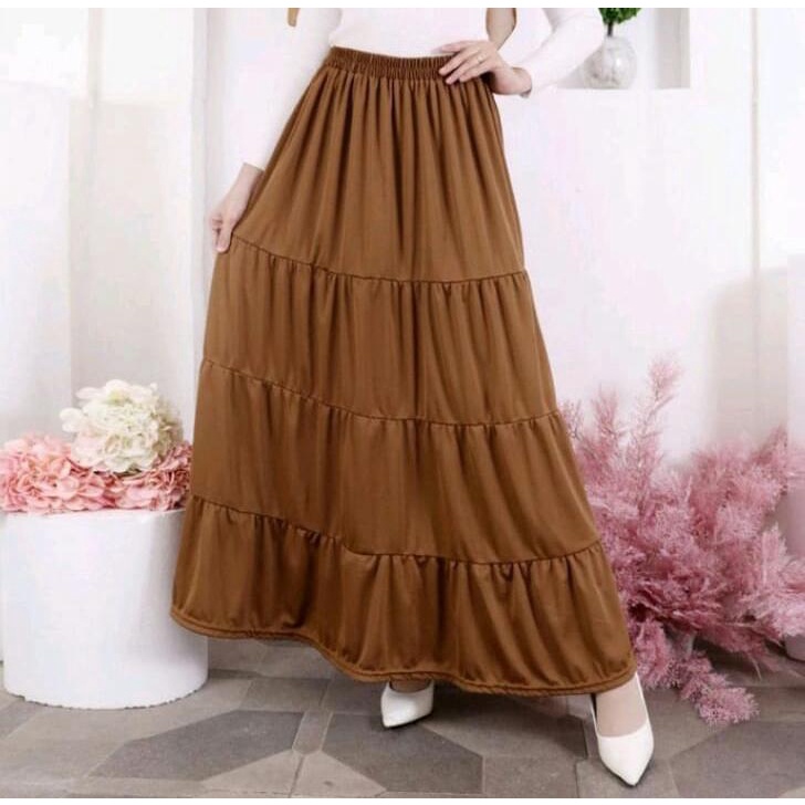 Rok Susun Big size Jumbo Wanita Dewasa Bahan Kualitas Premium