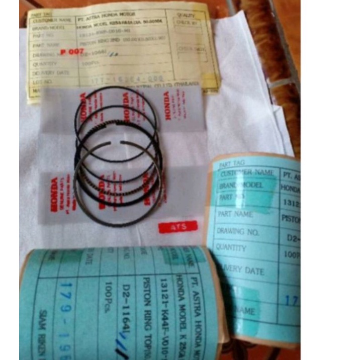 Ring piston Reng piston STD Beat Esp Beat Eco Scoopy Esp Vario esp Beat Stater Halus