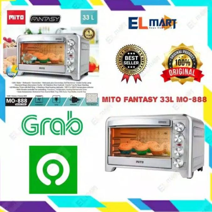 BOLEH DROPSHIP MITO oven listrik 33 liter Fantasy MO-888 / MO888 ( KHUSUS GOJEK/GRAB)