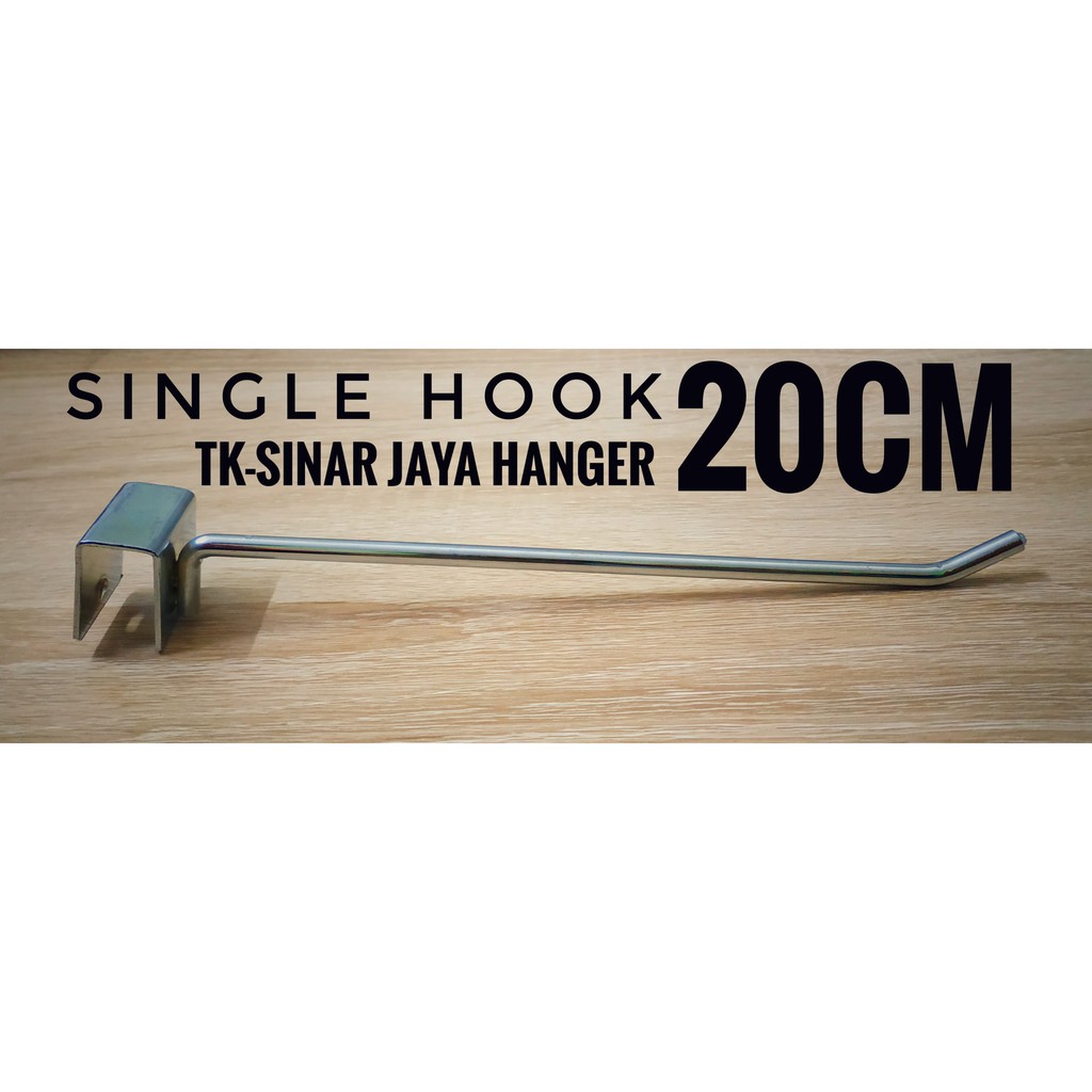 single hook ram pipa kotak 20cm