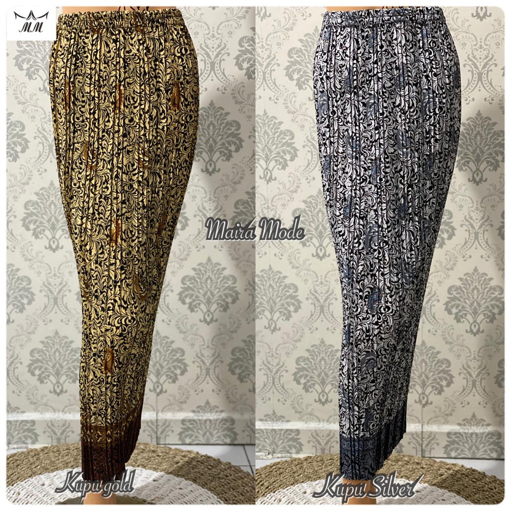 Terlengkap] Rok Plisket Batik - Original / Bawahan Kebaya / Rok Songket Prisket