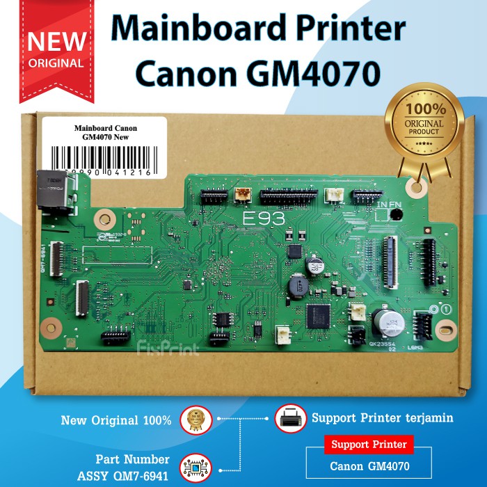 Mainboard Canon GM4070 Motherboard Printer GM4070 Board Pixma GM-4070 GM 4070 Original QM7-6941