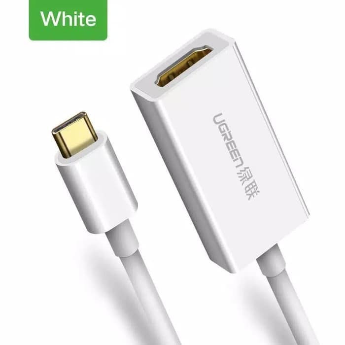 Ugreen converter cable type c to HDMI 4k ultra HD white 40273