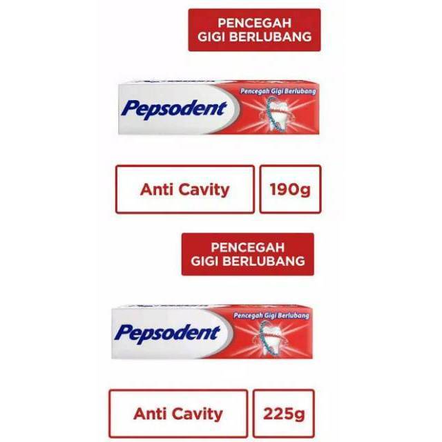 Pepsodent Family jumbo 225gr//190gr ORIGINAL-BPOM