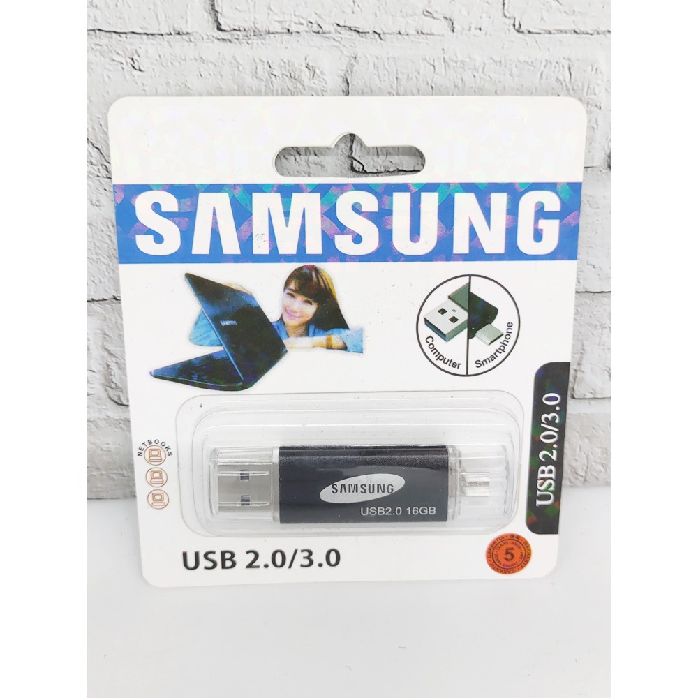 Flashdisk OTG Samsung 2 / 4 / 8 / 16 / 32 / 64gb Flash Disk OTG / USB Drive
