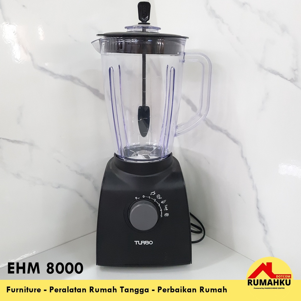 BLENDER TURBO - BLENDER BUAH - BLENDER MULTIFUNGSI - EHM 8099 - TURBO