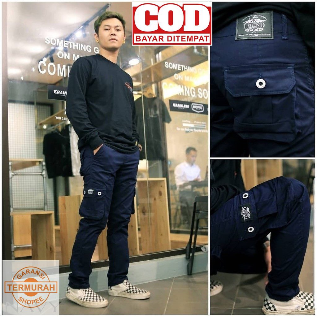 [COD] Celana Cargo Panjang Legend of Denim Original (Ada Big Size)/CELANA KARGO/KARGO PANJANG/CELANA