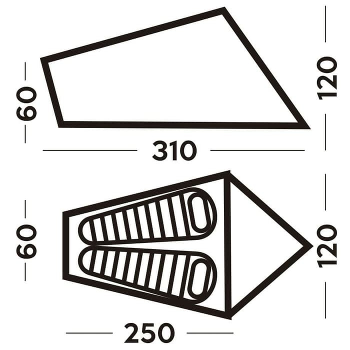 Tenda Uttara Tarp Tent Medium // Tarp Tent Kapasitas 1-2 Orang