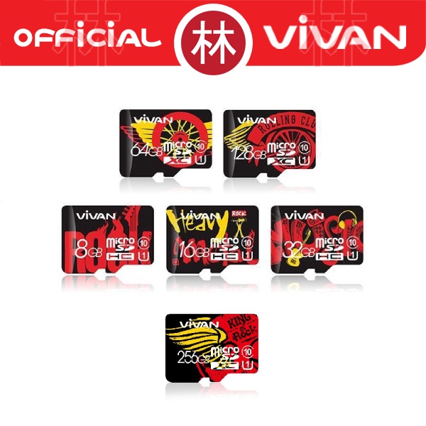 VIVAN V64U10 64GB Class 10 Micro SD TF Card Memory Card