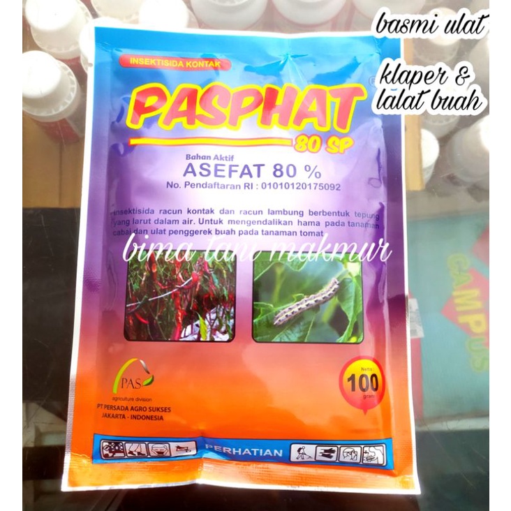 PASPHAT ASEFAT 80 WP - BASMI HAMA ULAT GRAYAK  - CABUK & LALAT BUAH