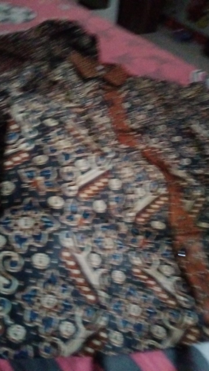 Batik Keluarga - Batik Couple Keluarga Muslim Motif Batik Mataram Ayah Ibu Anak Cowok Anak Cewek