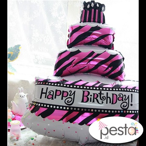 

Balon Cake Happy Birthday 40cm