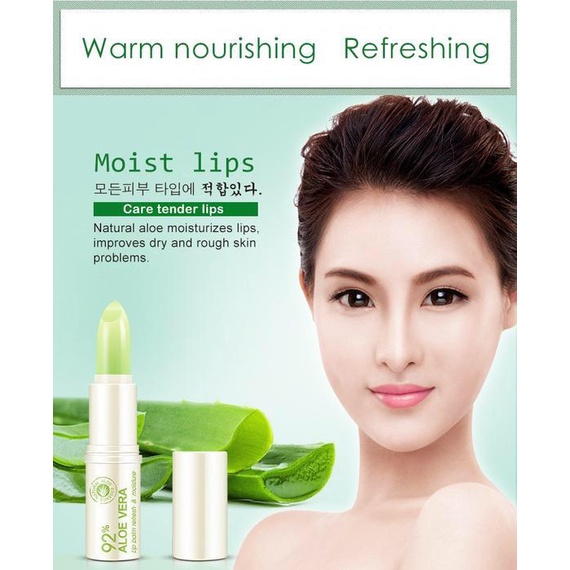 ALOE VERA MOISTURIZING &amp; HYDRATING REPAIR LIP BALM / PELEMBAB BIBIR LIP BALM
