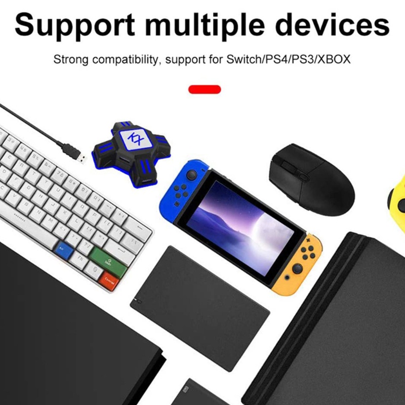 Btsg Converter Keyboard Dan Mouse Profesional Untuk Switch/Seri X///Untuk PS3