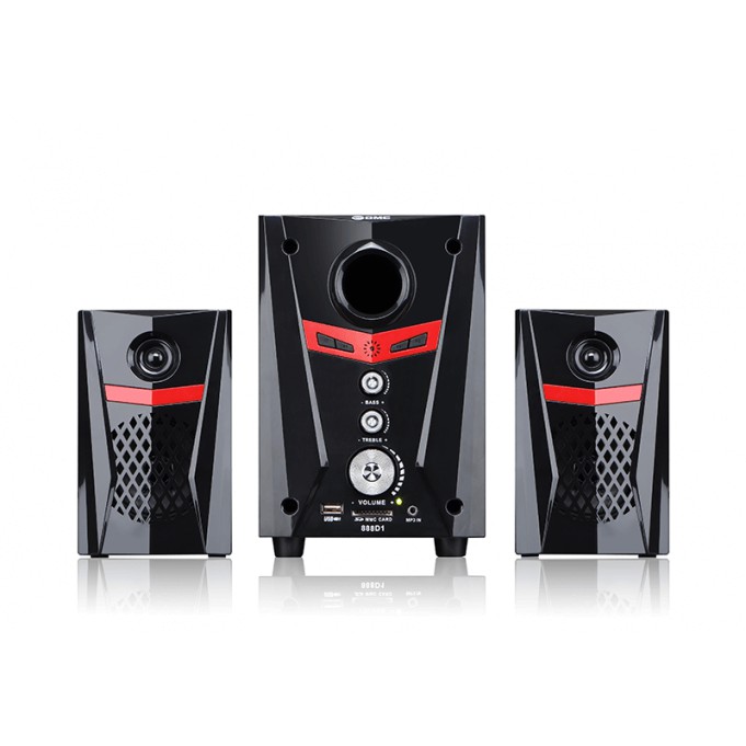 Speaker Aktif GMC 888D1 Audio Multimedia 2.1 Super Woofer Spiker Bluetooth - USB - SD Card - Remote