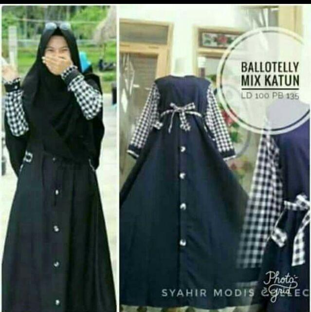 Gamis Santri Ballotolly Cocok Untuk Abg Shopee Indonesia