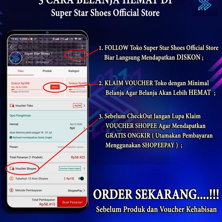 Terbaik.. Sepatu Sneakers Pria Wanita/ Sepatu Pria / Sneakers Wanita Fashion SPORTY GARIS Import Put