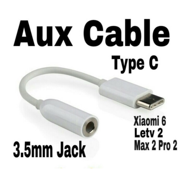 KABEL SAMBUNGAN AUDIO MURAH  AUX TYPE C TO JACK 3.5MM