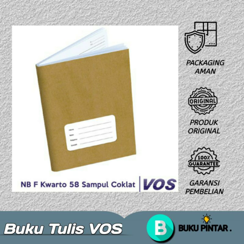 

VOS F KWARTO 58 SAMPUL COKLAT ISI 10 (GBTS)