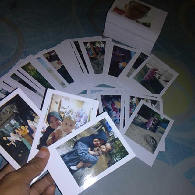 Potong Sendiri ! Cetak Foto Polaroid Uk 6.4 X 9.4 Cm Masih A4 Banyak Bonus Murah Medani