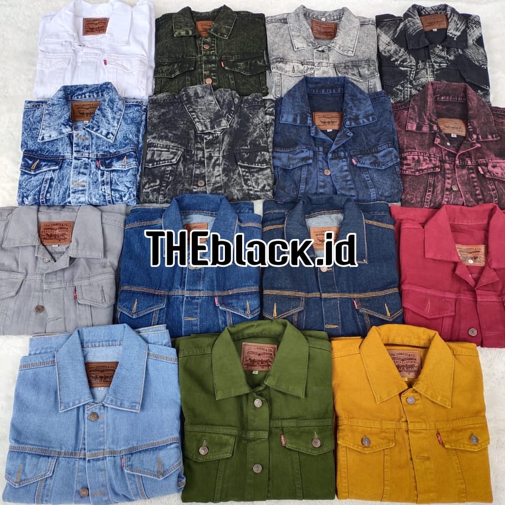 JAKET JEANS SANDWASH JAKET SANDWASH BISA COD