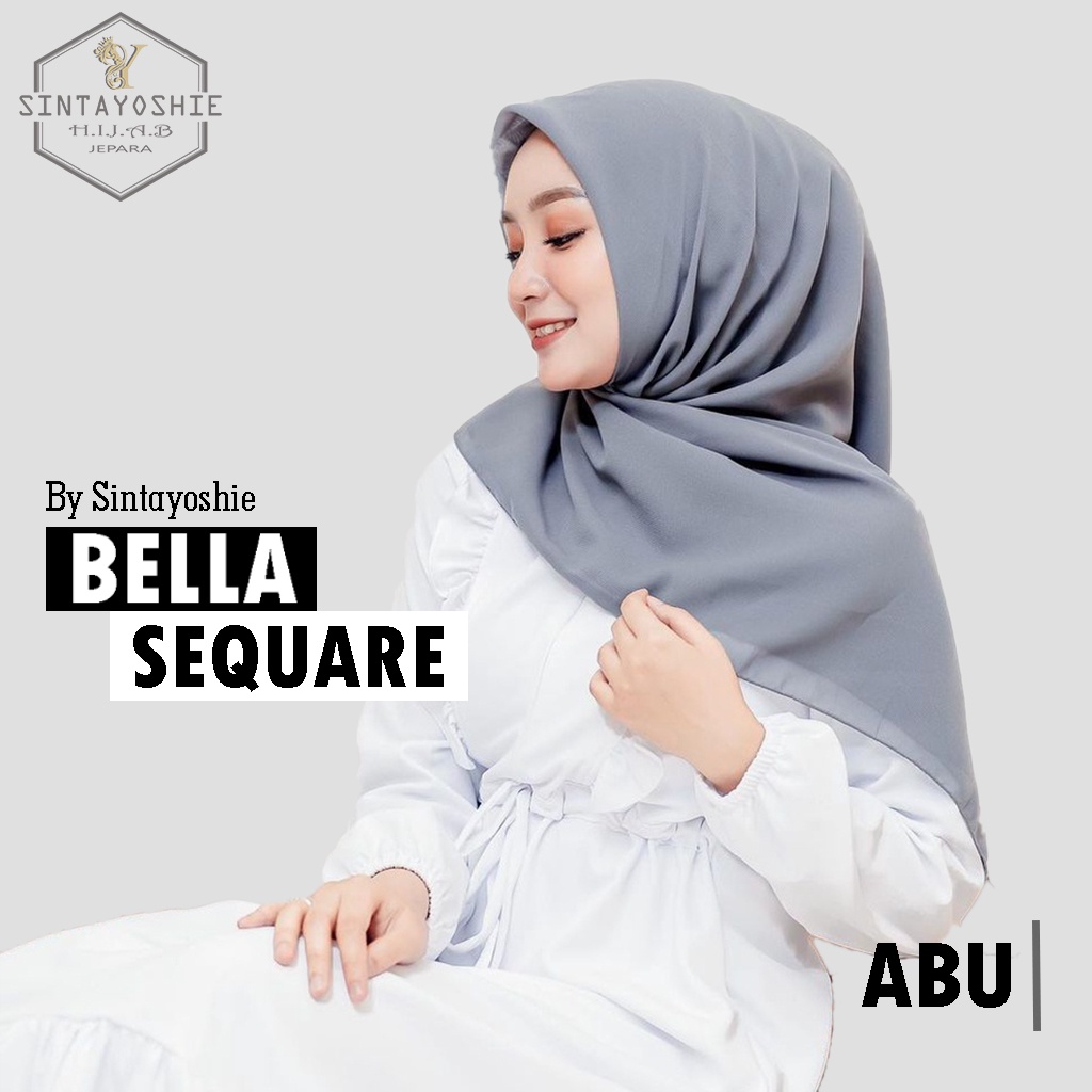 [ ORIGINAL ] Jilbab Bella Square Hijab Segi empat Premium