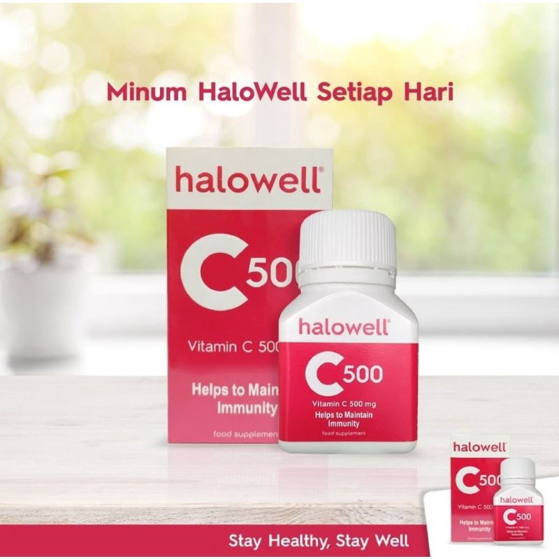 Suplemen Vitamin C 500mg Halowell