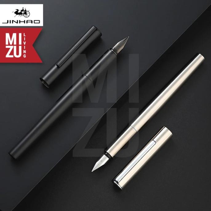 

Office & Stationery | Alat Tulis | Jinhao 35 Sleek Full Metal Fountain Pen Stainless Steel Iridium Nib | Best Seller