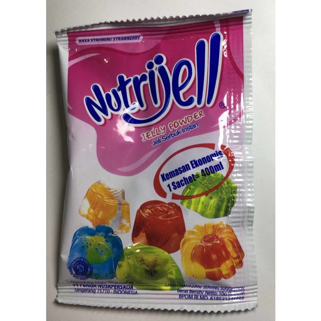 

Nutrijell Rasa Stroberi (Strawberry) [10 gram]