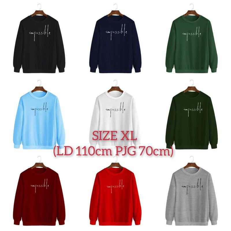 COD/DS/BAJU SWEATER IMPOSSIBLE XL