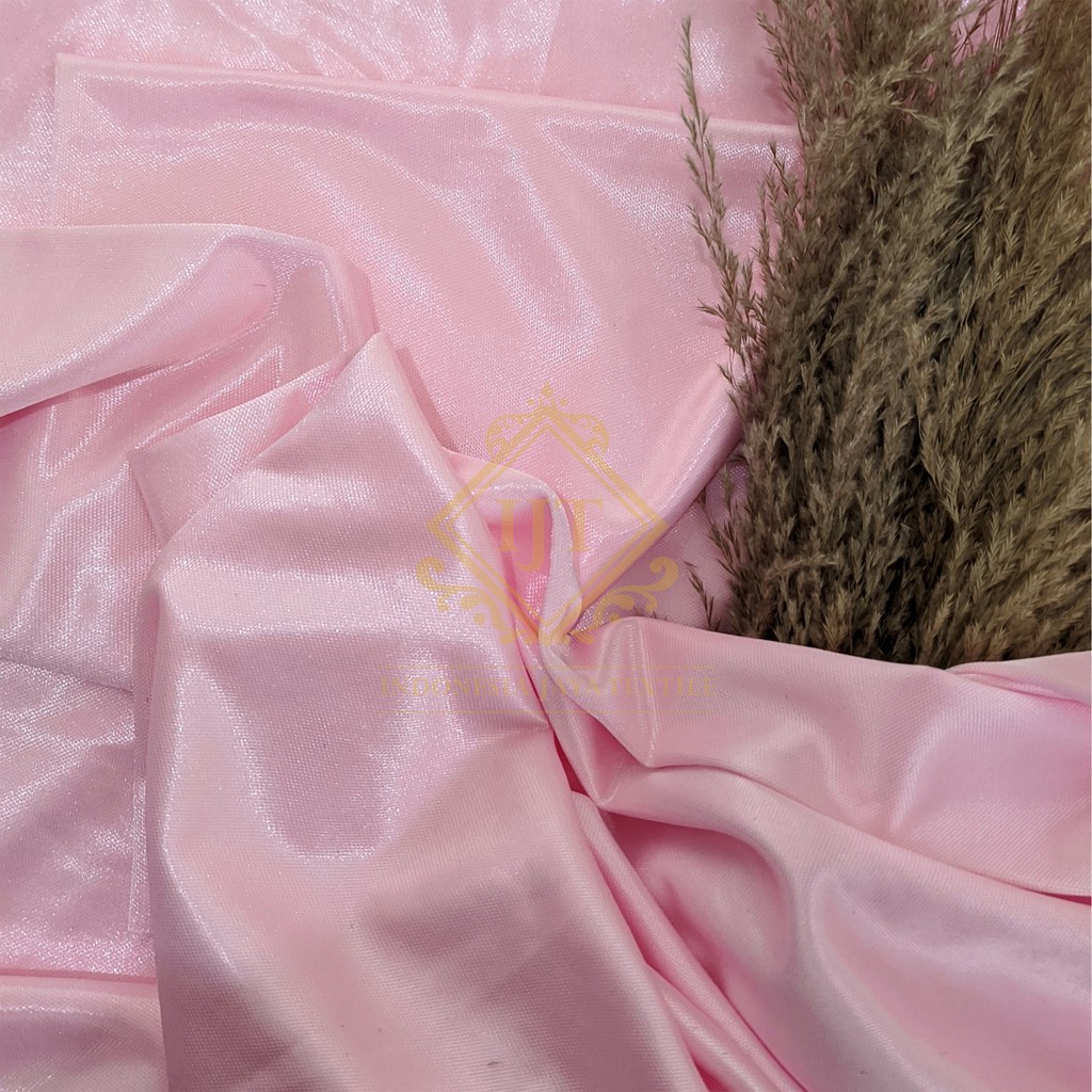 (HARGA PER METER) KAIN DEKORASI, FILAMIN, ABUTAI, KAIN DEKOR, HAIKIT, HYGET (WARNA 1)-Ros Muda