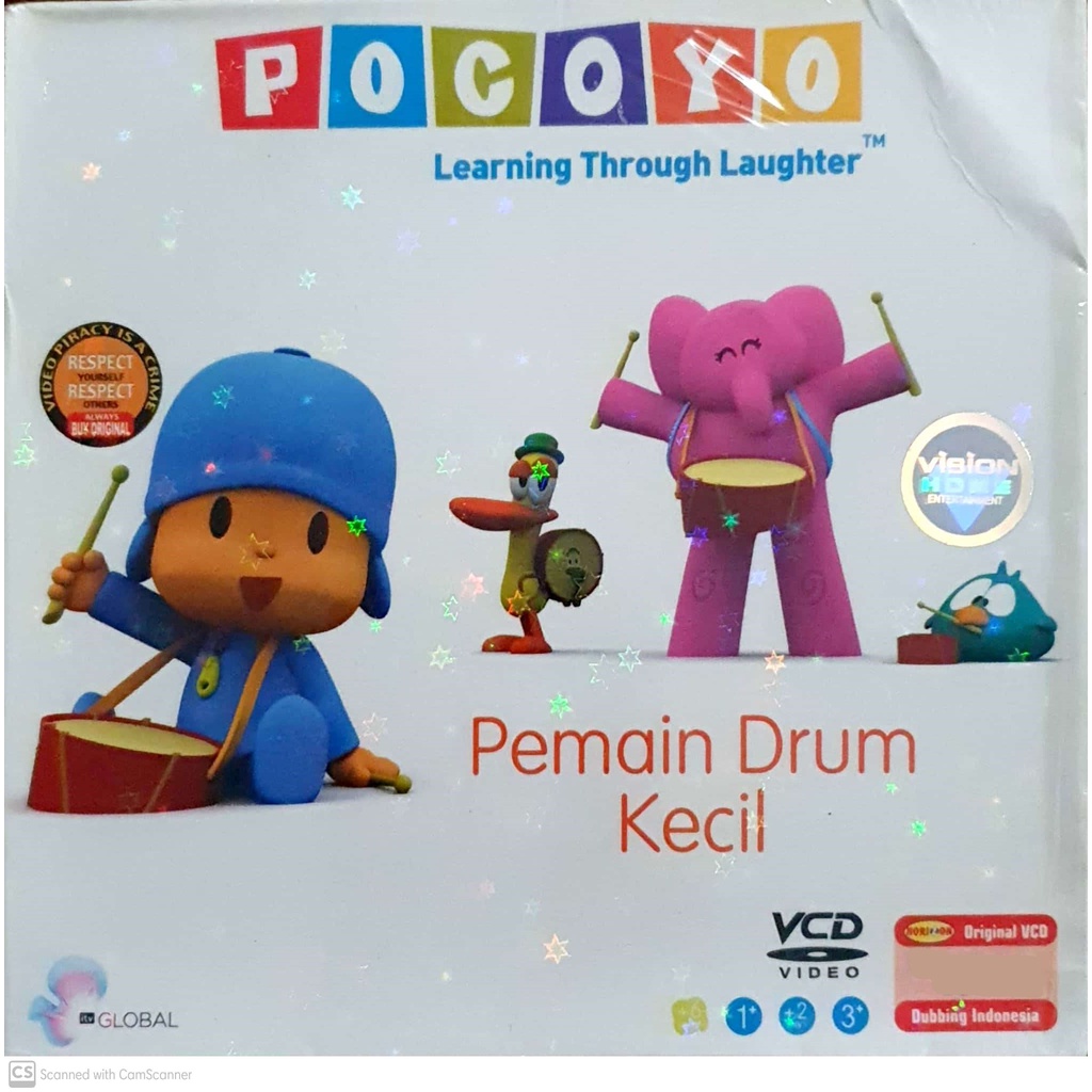[Bonus Card] Pocoyo: Pemain Drum Kecil | VCD Original
