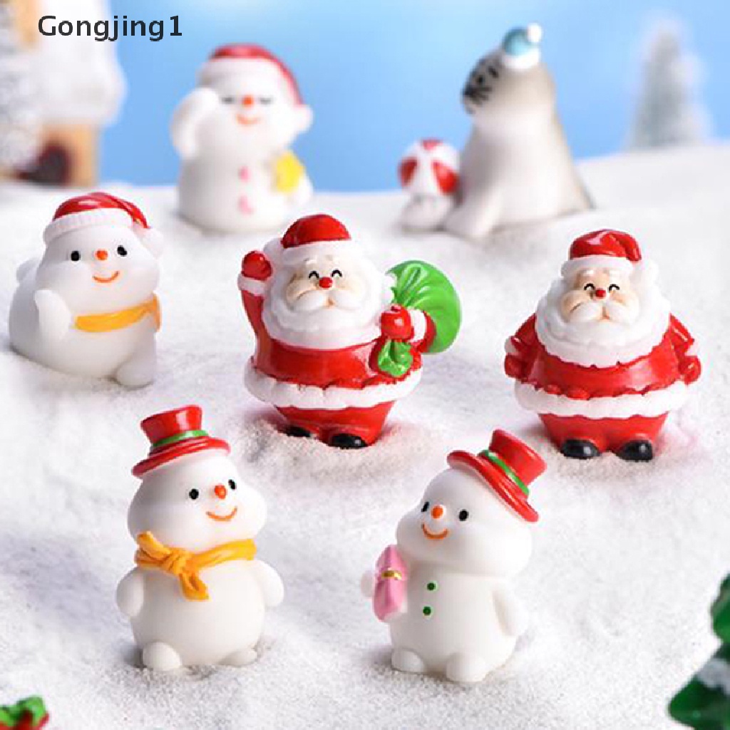 Gongjing1 Miniatur Pohon Natal Mini DIY Untuk Dekorasi Taman