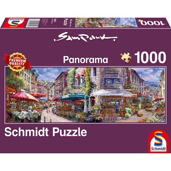 Ready stock jigsaw puzzle schmidt panorama spring in the air puzzle