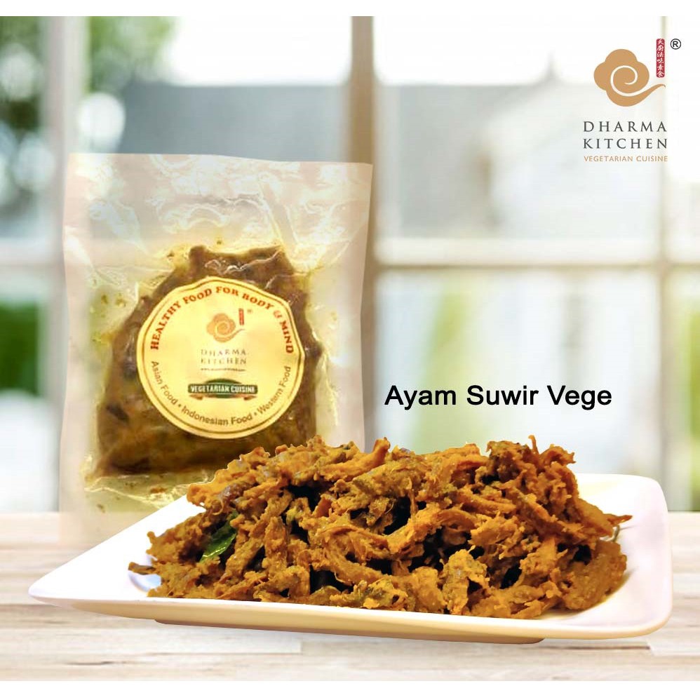 

Dharma Kitchen - Ayam Suwir Vegetarian - Frozen Healty Food