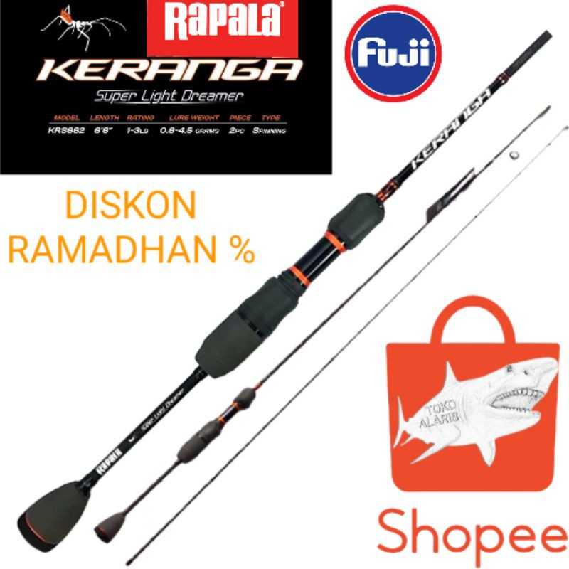 Joran rapala kerangka / keranga
