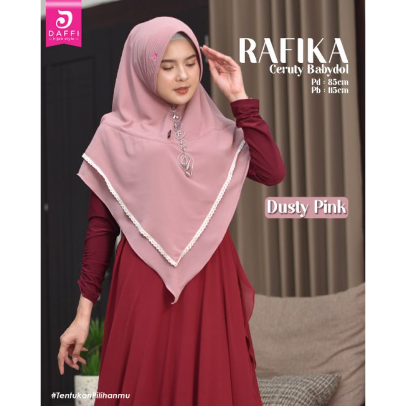 RAFIKA Hijab Ceruty Babydoll ORI Daffi Hijab